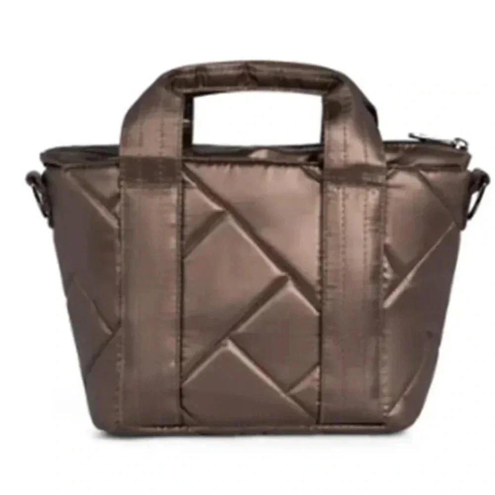LUG Dory Mini Crossbody / Top Handle Bag - Metallic Espresso (brown) - Picture 4 of 16